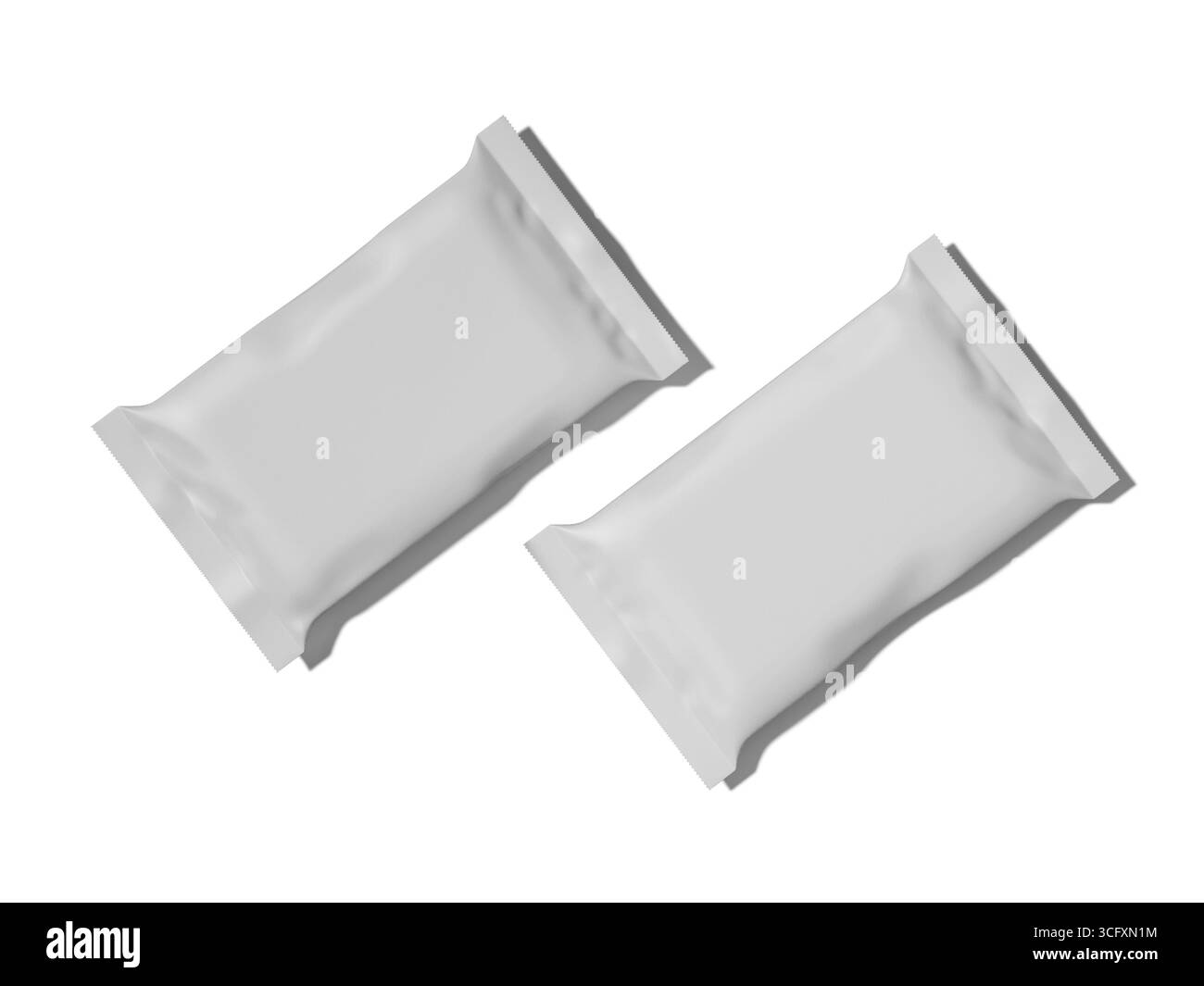 Mockup per involucri a barre proteiche per il branding e la progettazione Foto Stock