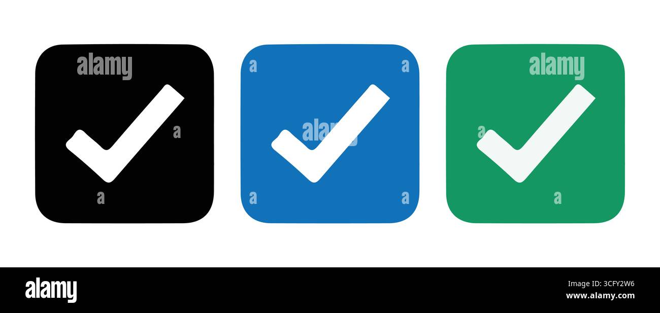 Shield di convalida con segni di spunta per l'approvazione Illustrazione Vettoriale