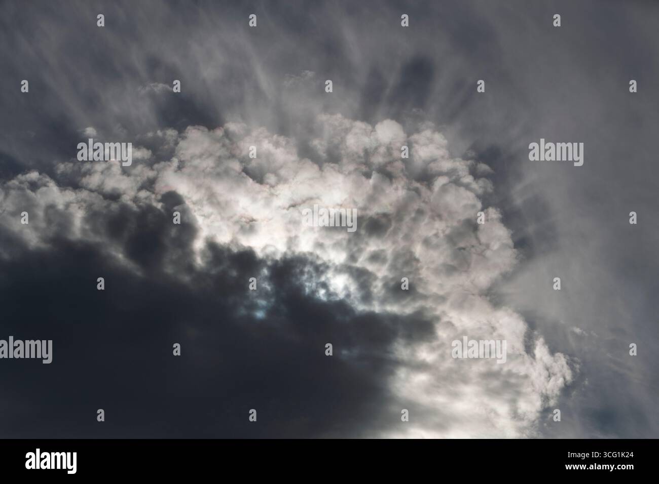 Nuvola di tempesta spettacolare Foto Stock