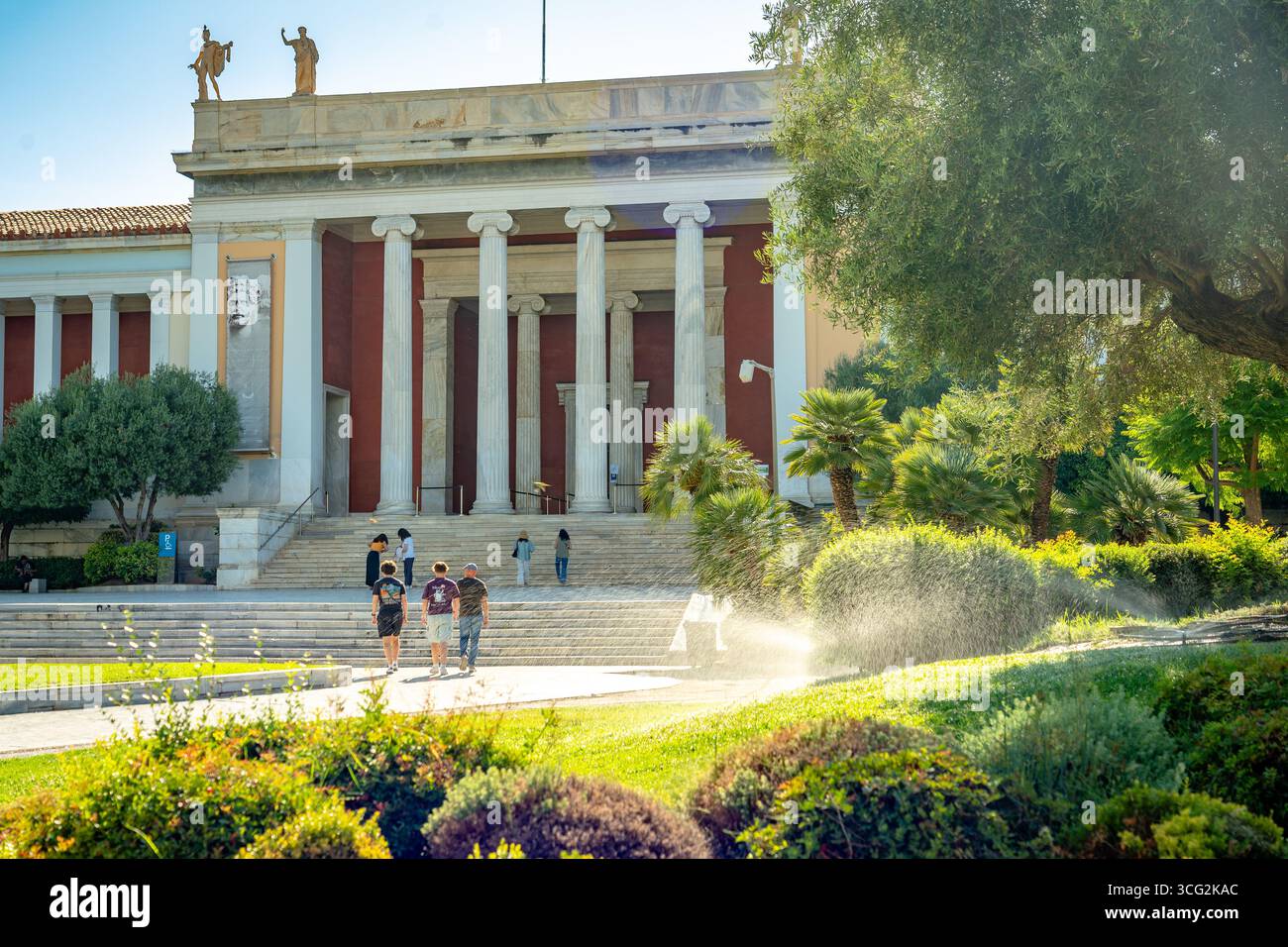 Atene, Grecia - edificio del Museo Archeologico Nazionale Foto Stock