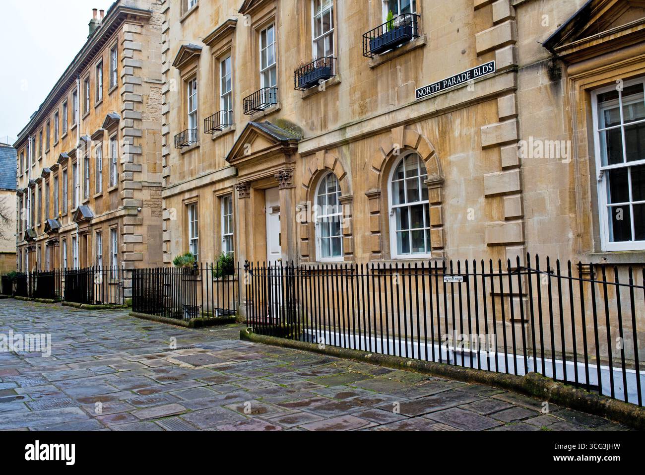 North Parade Architecture, Bath, Somerset, Inghilterra Foto Stock