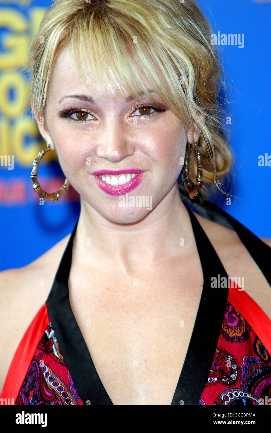 Jennifer Tisdale alla prima Europen di High School Musical 2 all'O2 di Londra - 2 settembre 2007 Foto Stock