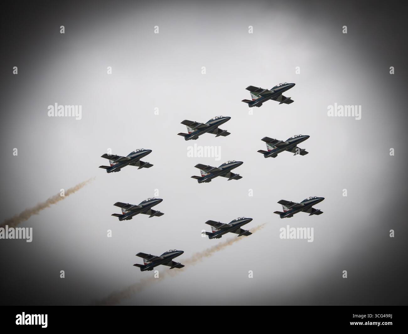 Frecce Tricolori Aerobatic display team, Aeronautica militare Italiana Foto Stock
