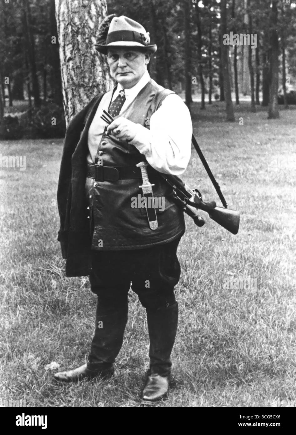 HERMANN Göring (1893-1946) leader nazista tedesco e criminale di guerra negli anni '1930 Foto Stock