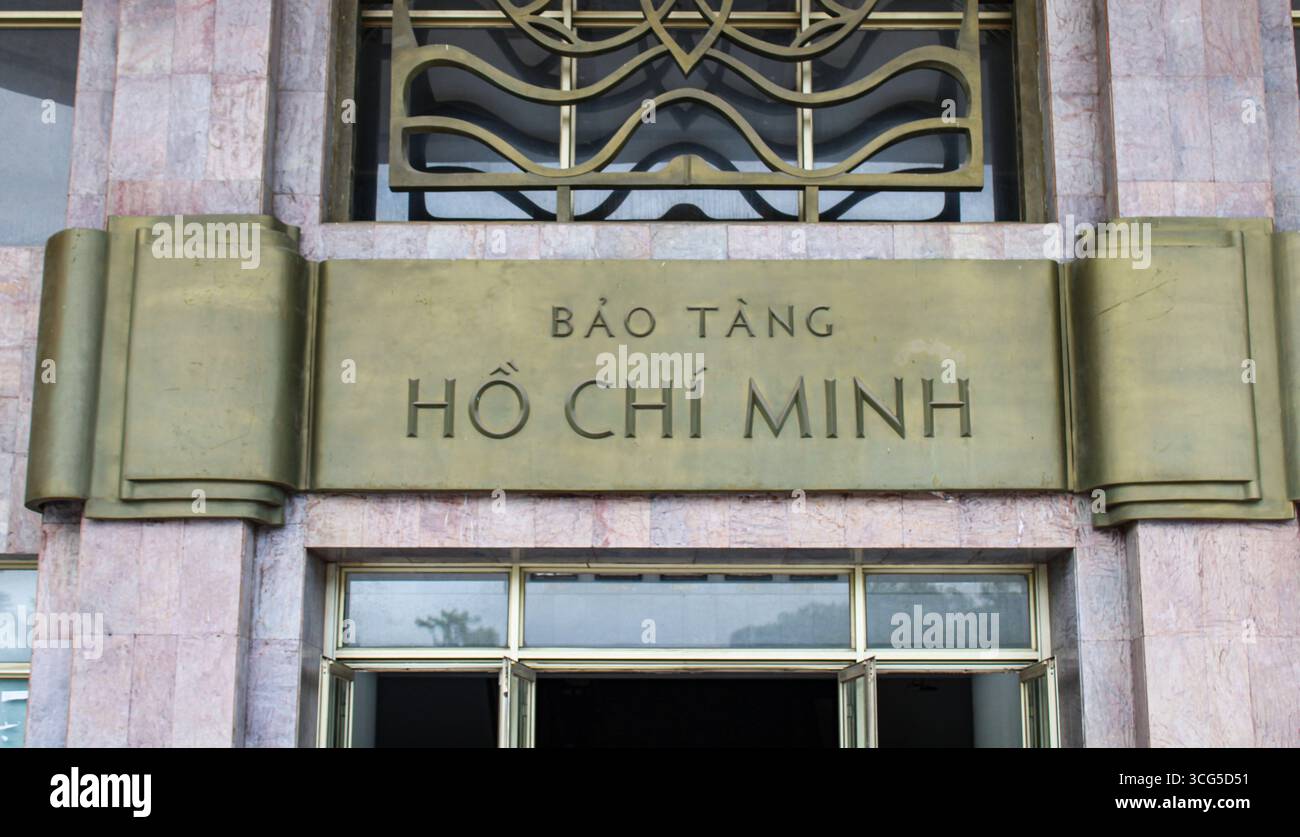 Vietnam, Hanoi. Museo di ho chi Minh (Bao Tang ho chi min). Foto Stock