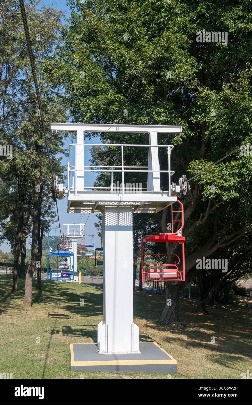 Maeda Park ITU, parco divertimenti Brasile, attività all'aperto, parco di pesca Brasile, turismo naturalistico, turismo ecologico, destinazione per famiglie Brasile, parco verde ITU, Foto Stock