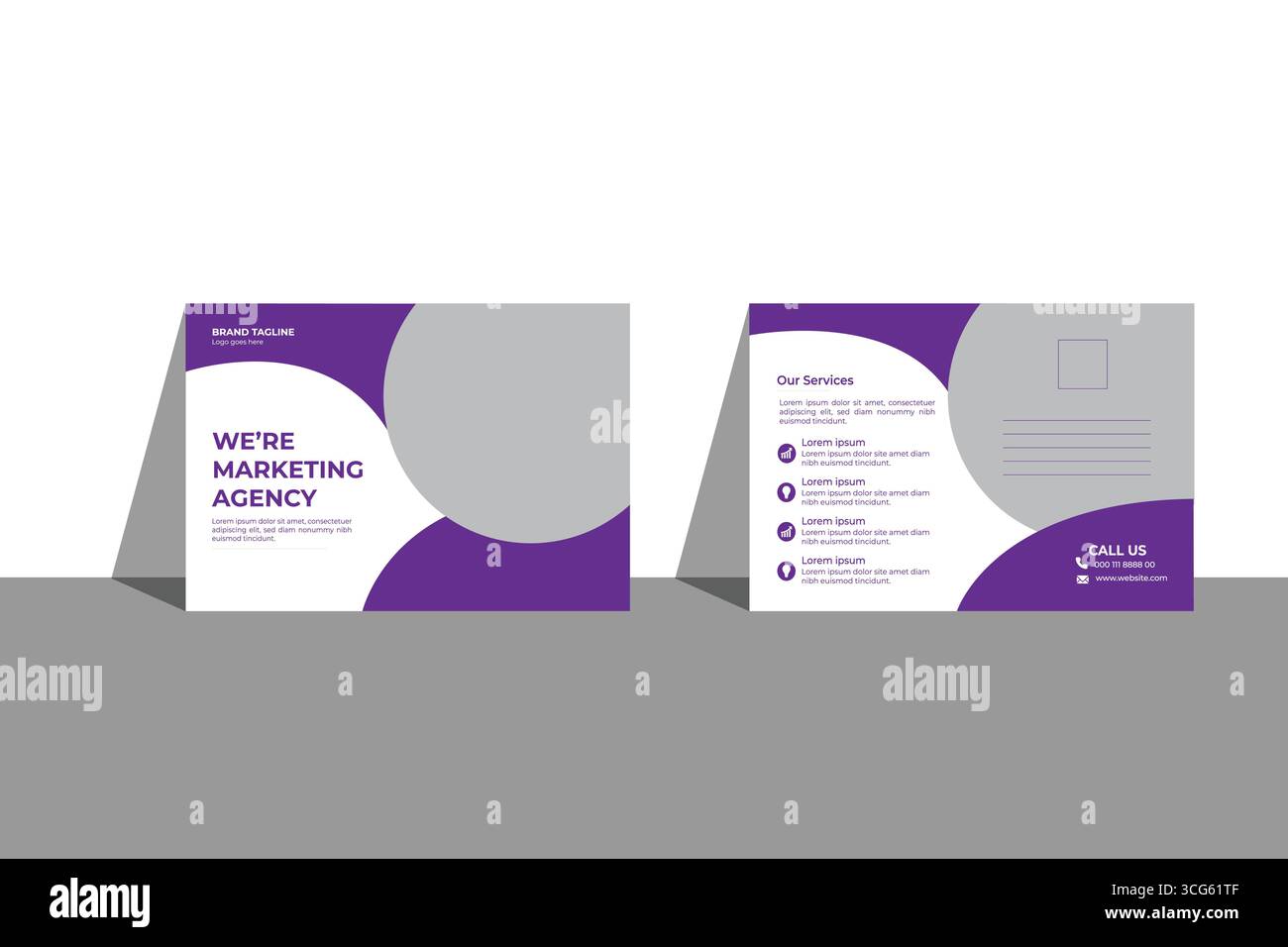 Modelli vettoriali di progettazione di cartoline, impostazione di modelli per social media, banner Web, sfondo, brochure e layout di copertina di libri. Illustrazione Vettoriale
