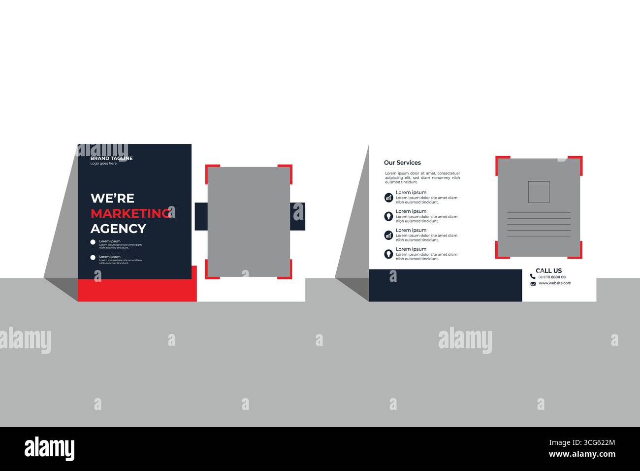 Modelli vettoriali di progettazione di cartoline, impostazione di modelli per social media, banner Web, sfondo, brochure e layout di copertina di libri. Illustrazione Vettoriale