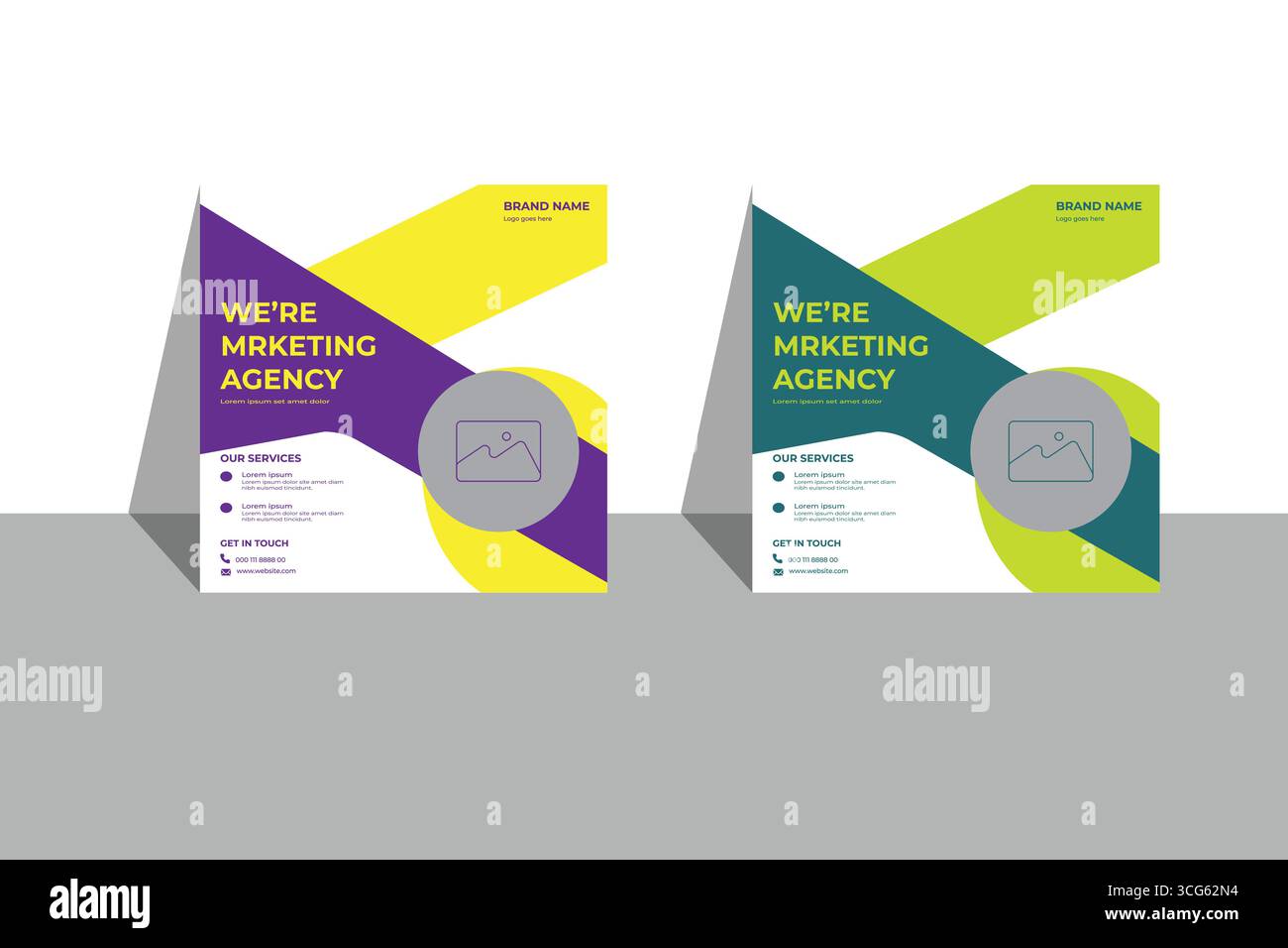 Progettazione post sui social media Illustrazione Vettoriale