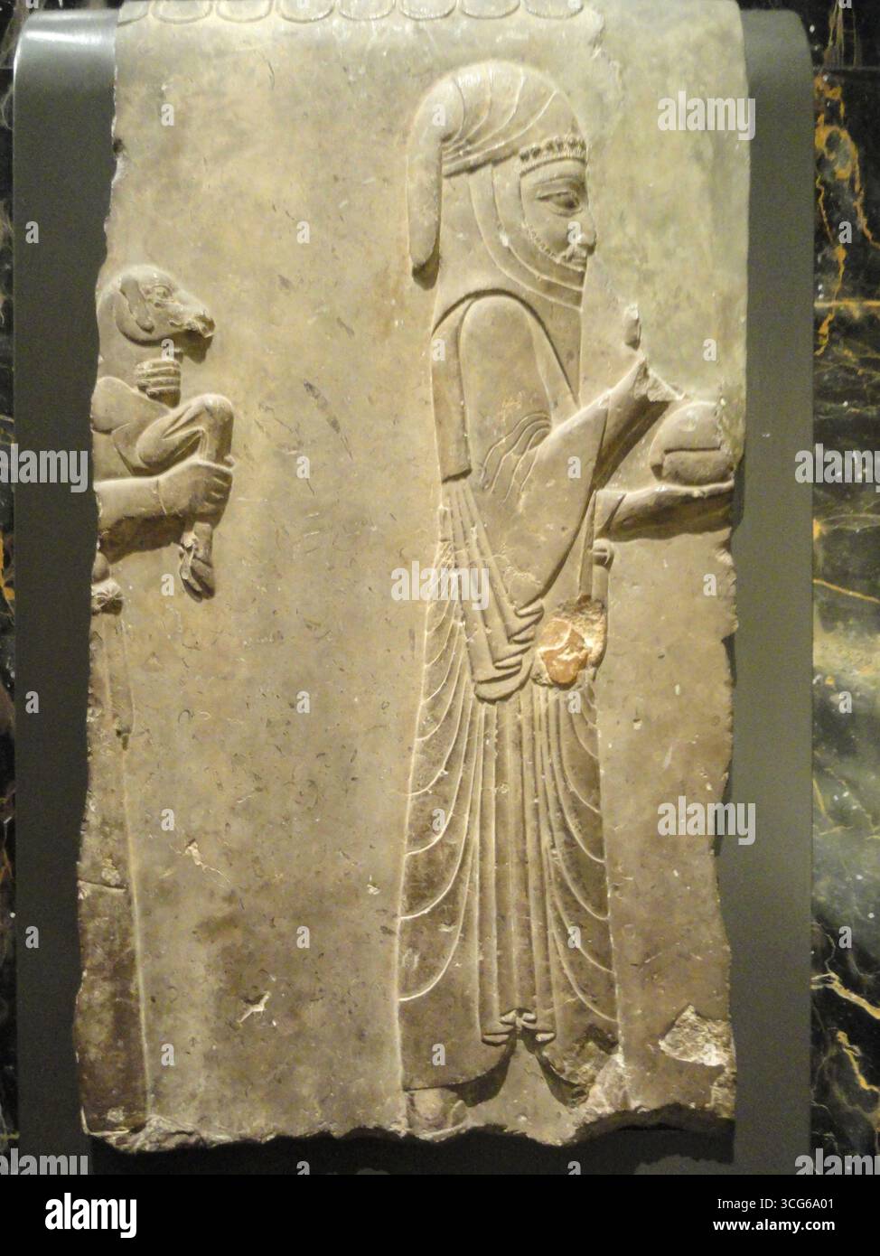 Servitori del palazzo, Persepoli, V-IV secolo a.C. - Museo d'Arte Nelson-Atkins Foto Stock