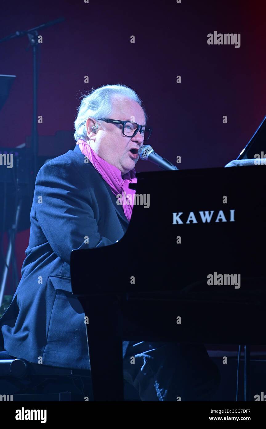 Heinz Rudolf Kunze live beim ersten Konzert Seiner 40 Jahre 'Dein ist mein ganzes Herz' - Jubiläumstour im Messe- und Veranstaltungspark. Löbau, 24,05 Foto Stock