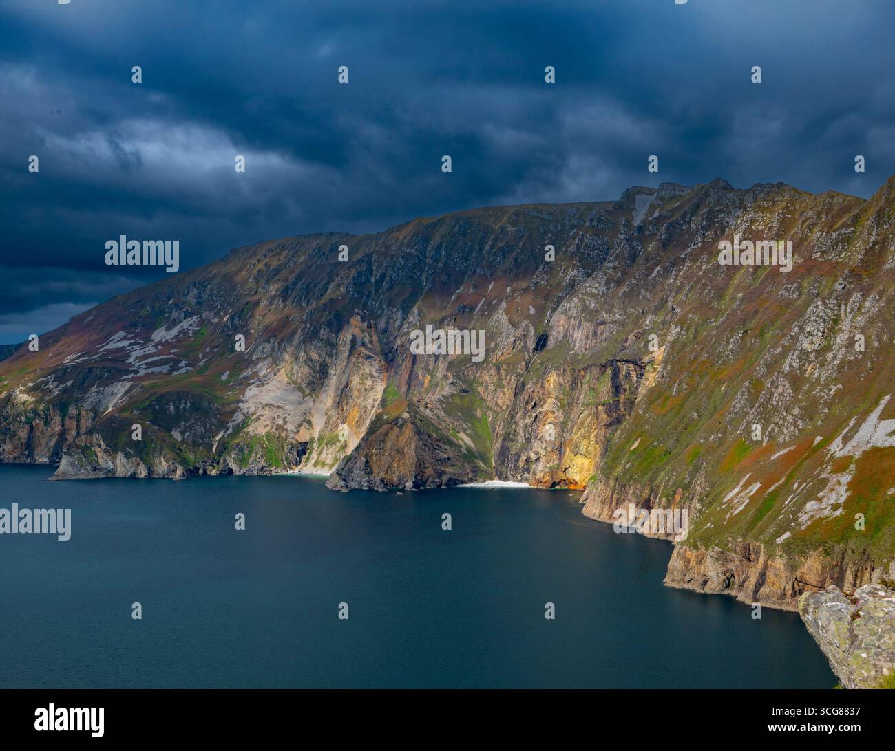 Slieve League o Slieve Laig Cliffs County Donegal Irlanda Foto Stock