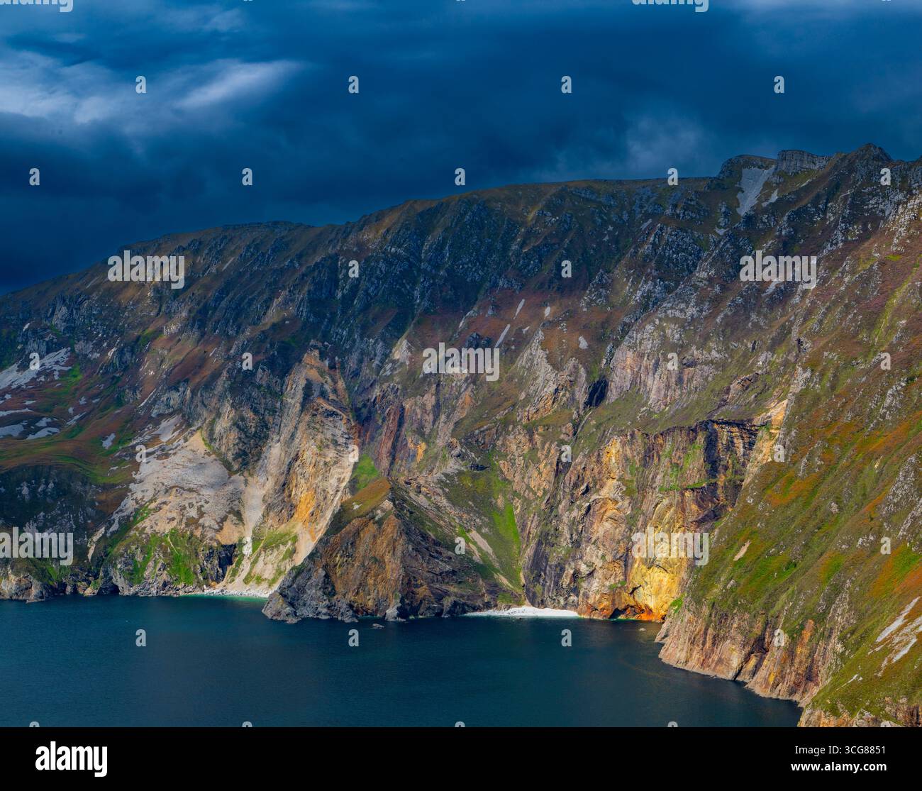 Slieve League o Slieve Laig Cliffs County Donegal Irlanda Foto Stock