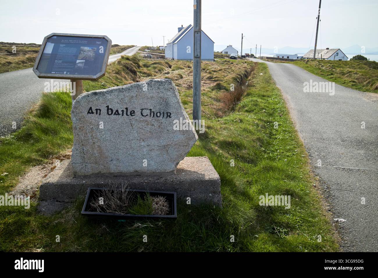 un baile thoir città orientale tory island county donegal repubblica d'irlanda Foto Stock