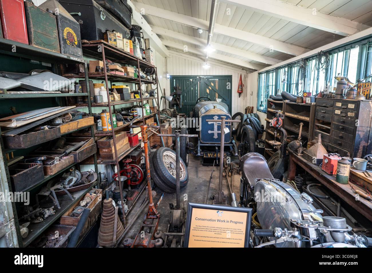 Brooklands Museum, Weybridge, Surrey, Inghilterra Foto Stock