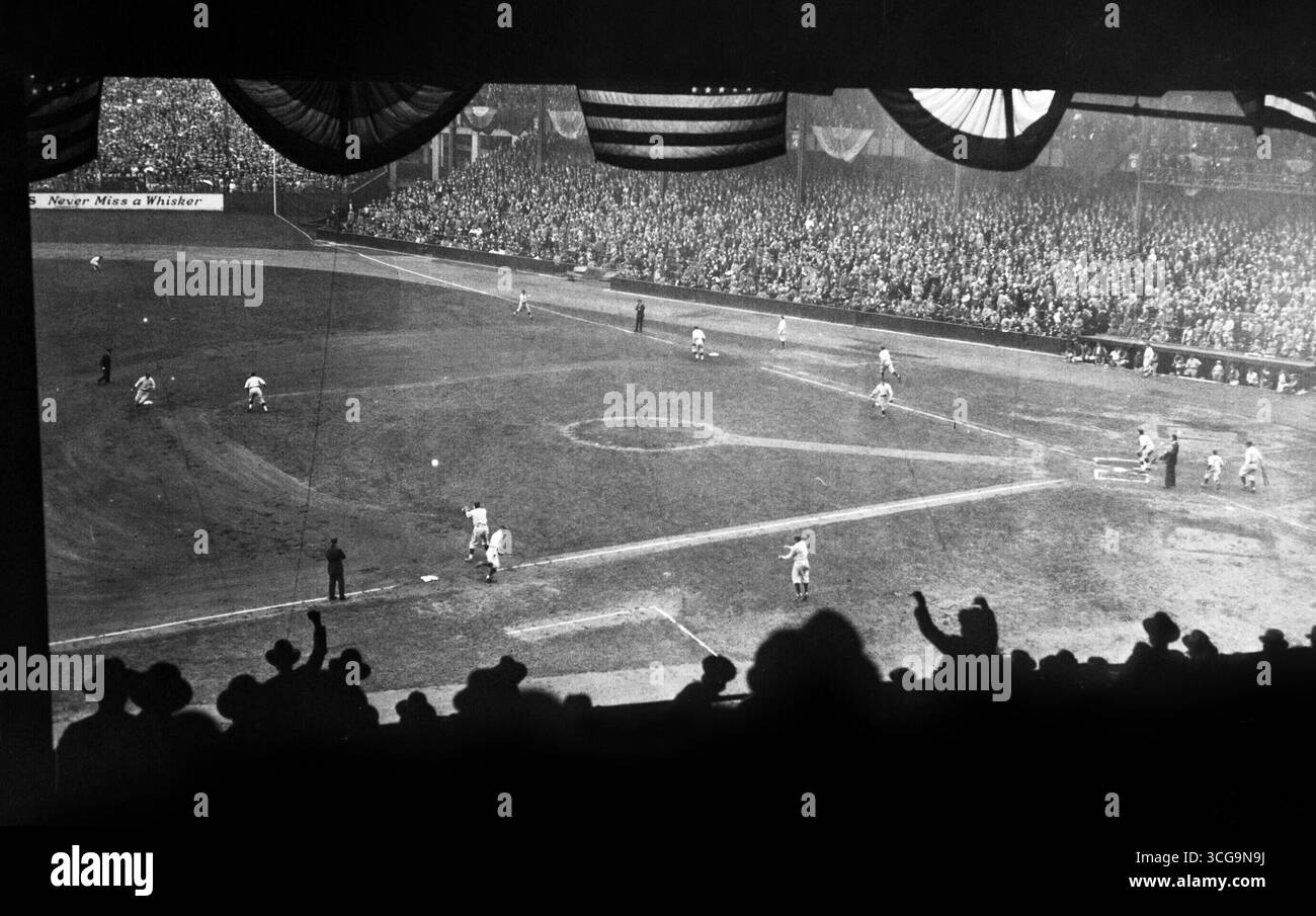 World Series Game Four (feat Babe Ruth), Yankee Stadium 1927 Foto Stock