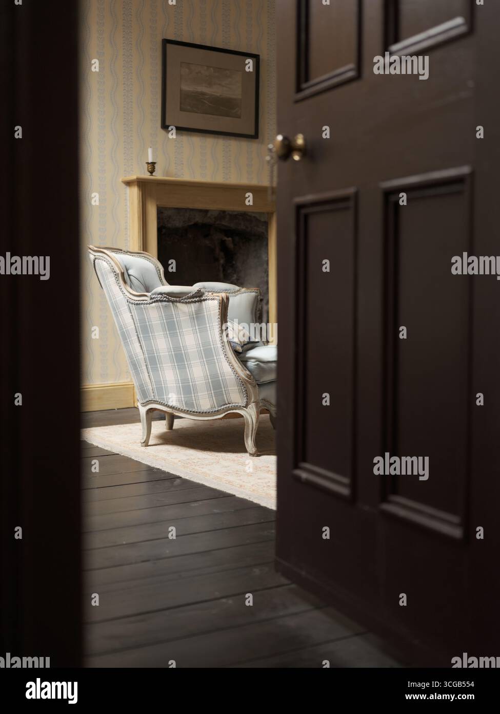 L'interno del 18 Ormond Quay, una casa mercantile nella città di Dublino, che è stata ristrutturata dal Dublin Civic Trust. Foto Stock L'interno del 18 Ormond Quay, una casa mercantile nella città di Dublino, che è stata ristrutturata dal Dublin Civic Trust. Foto Stock