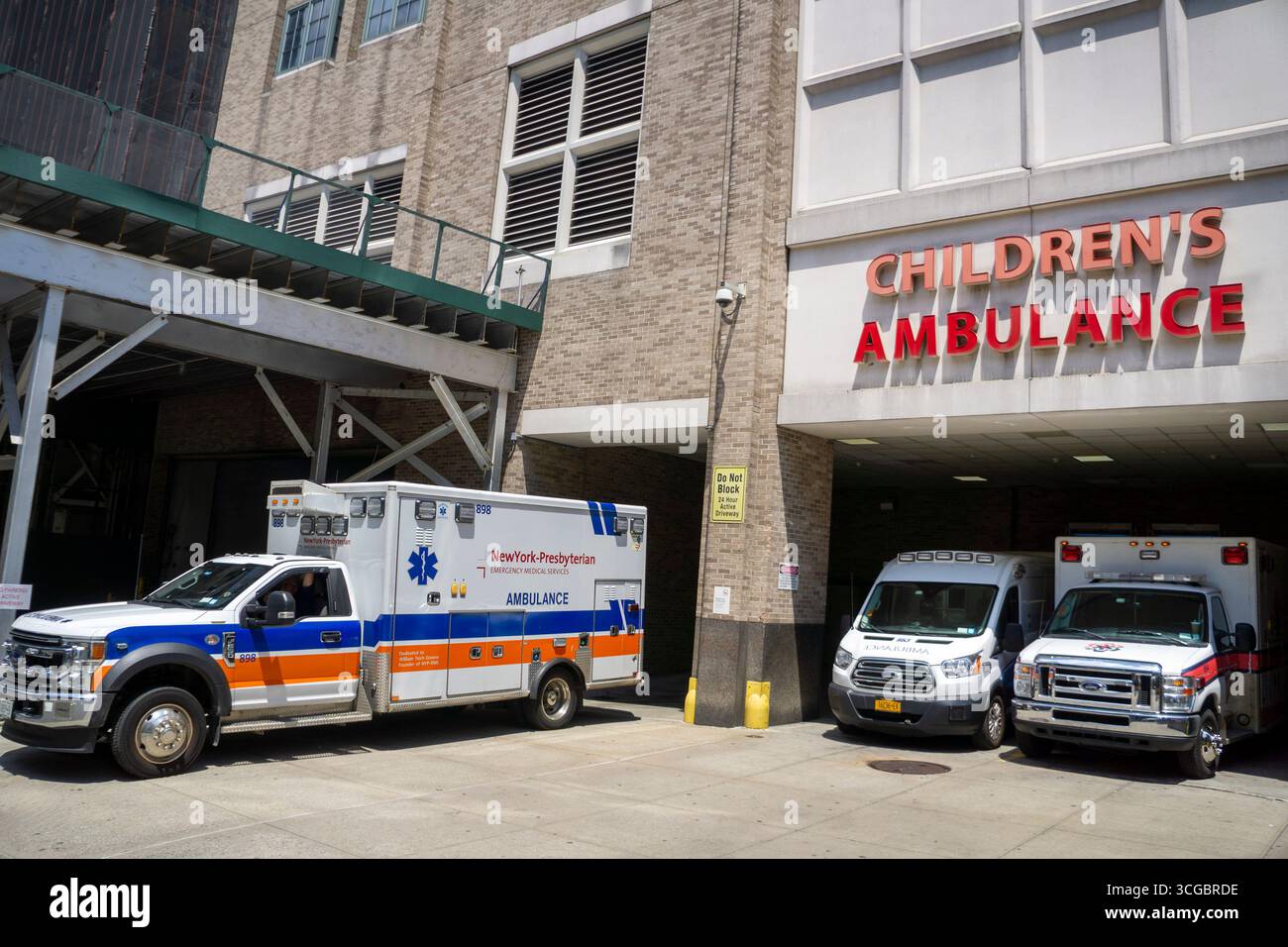 Morgan Stanley Children's Hospital, ingresso di emergenza, New York-Presbyterian Hospital/Columbia University Irving Medical Center, 3959 Broadway, Washi Foto Stock