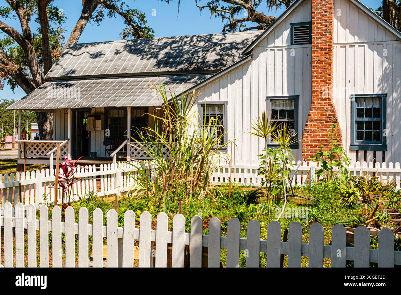 Stephens House, Manatee Village Historical Park, Manatee Avenue, Bradenton, Florida Foto Stock