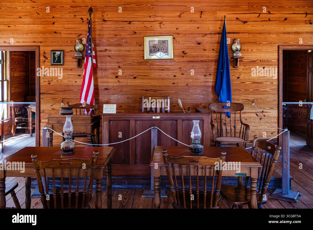 Old Manatee County Courthouse, Manatee Village Historical Park, Manatee Avenue, Bradenton, Florida Foto Stock