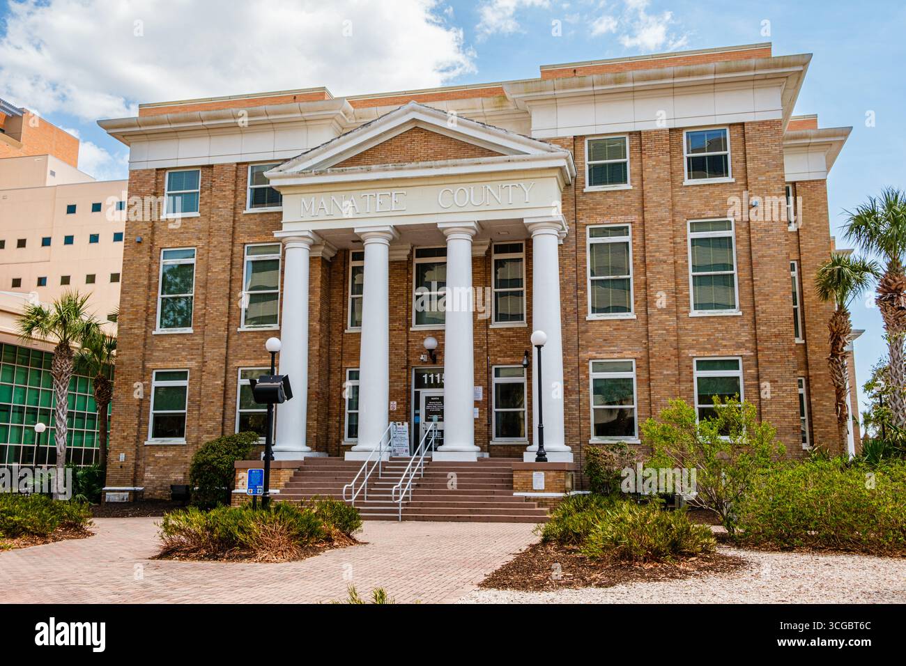 Manatee County Courthouse, Courthouse Square, Manatee Avenue, Bradenton, Florida Foto Stock