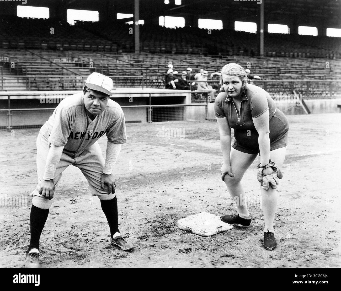Babe in the Movies - Babe Ruth - "Fancy Curves" Fotografia promozionale, 1932 Foto Stock