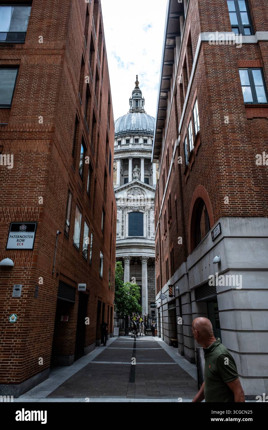 St Paul’s Cathedral – l’iconico skyline di Londra Foto Stock