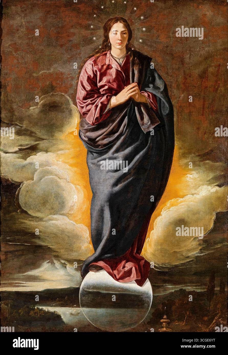 Diego Velazquez, Immacolata Concezione, pittura ad olio su tela, 1618-1620 Foto Stock