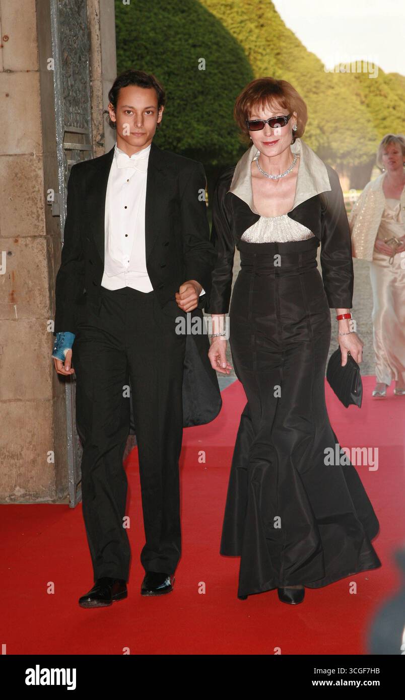 Victoria Getty alla seconda cena di gala annuale della Fondazione Raisa Gorbachev tenutasi all'Hampton Court Palace di Richmond upon Thames - 2 giugno 2007 Foto Stock