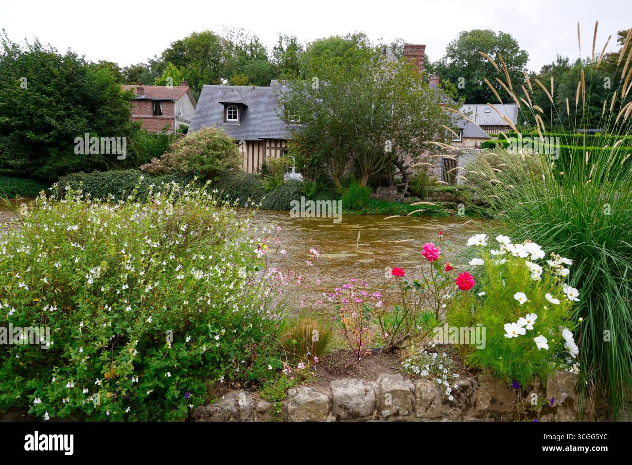 VEULES LES ROSES FRANCIA Foto Stock