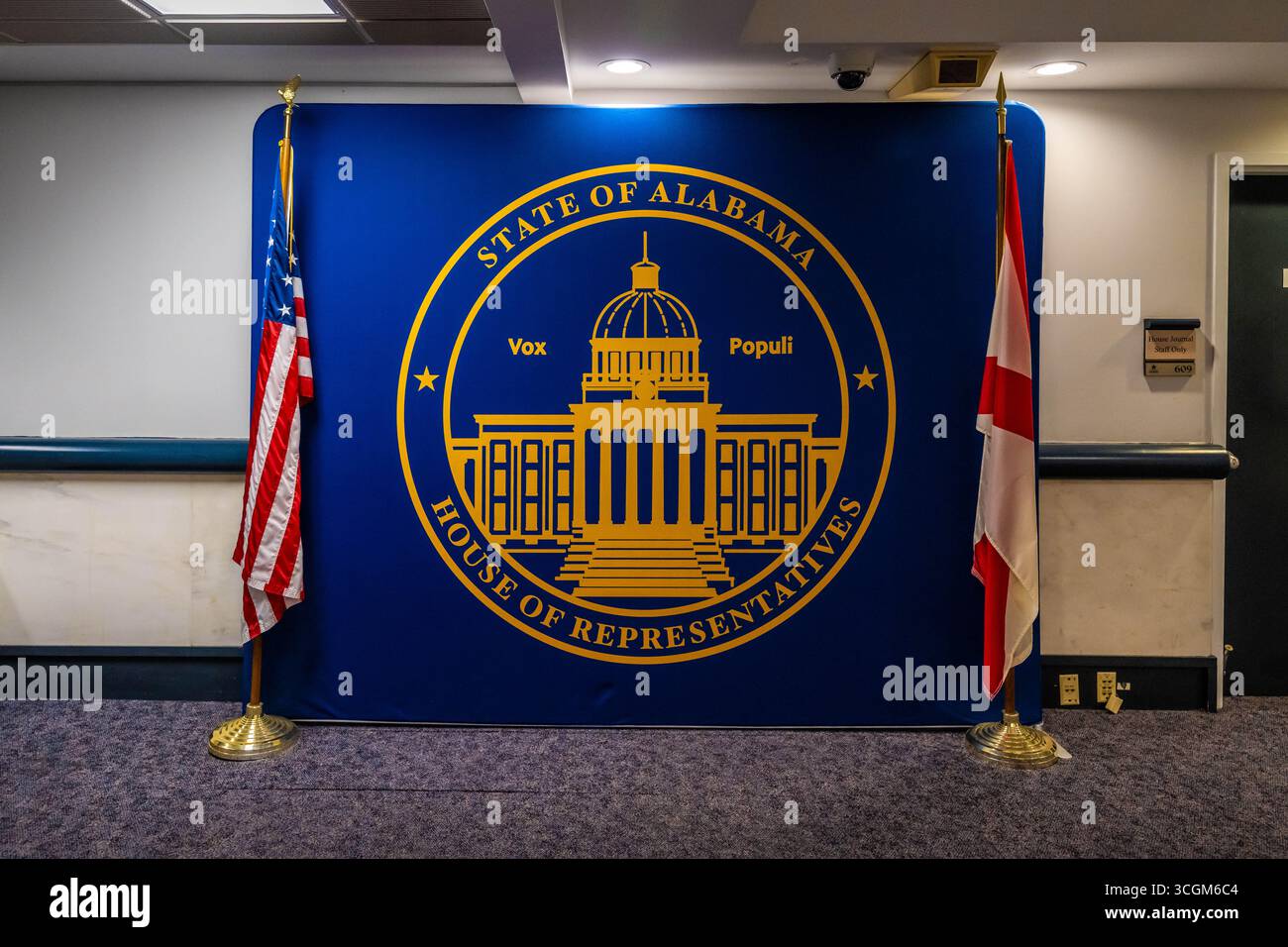 Il centro dell'amministrazione a Montgomery, Alabama Foto Stock