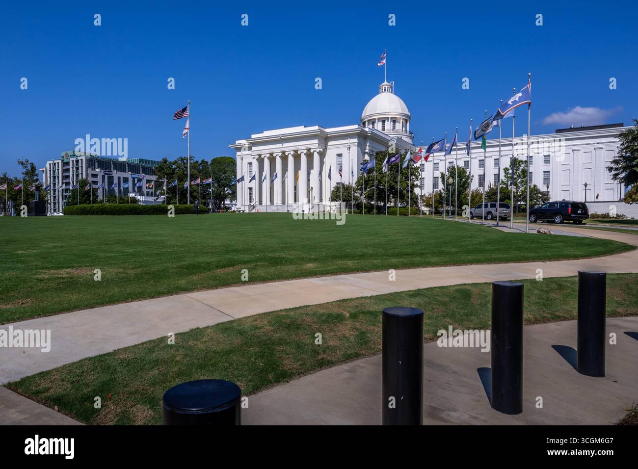 Il centro dell'amministrazione a Montgomery, Alabama Foto Stock