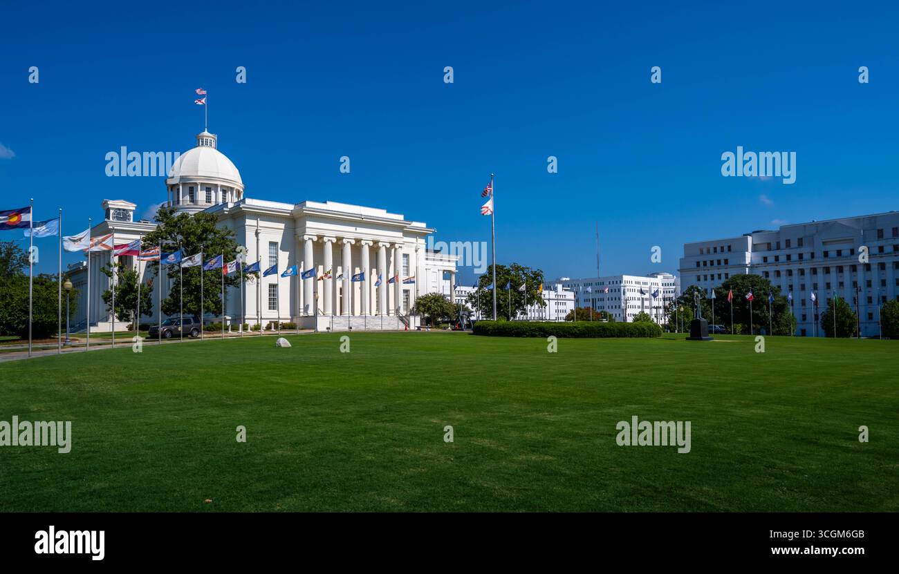 Il centro dell'amministrazione a Montgomery, Alabama Foto Stock