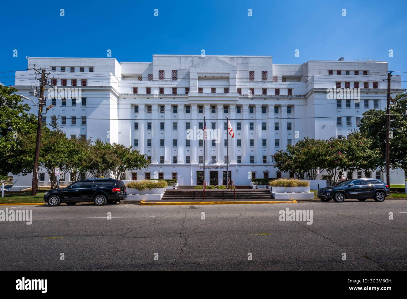 Il centro dell'amministrazione a Montgomery, Alabama Foto Stock