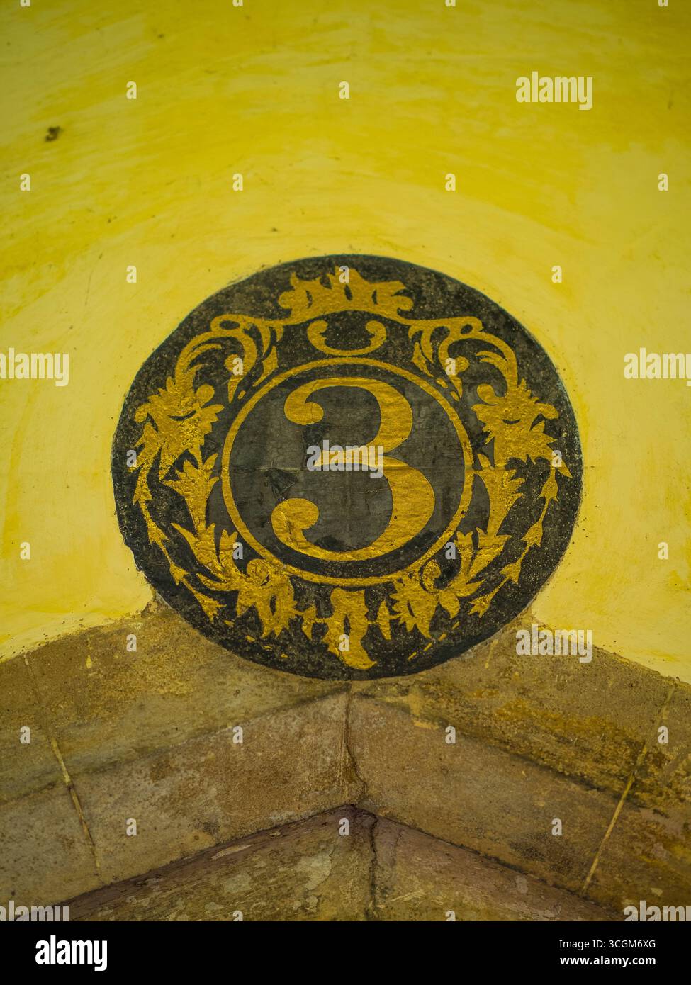 Numero tre, Cloister, Magdalen College, Oxford, Regno Unito. Foto Stock