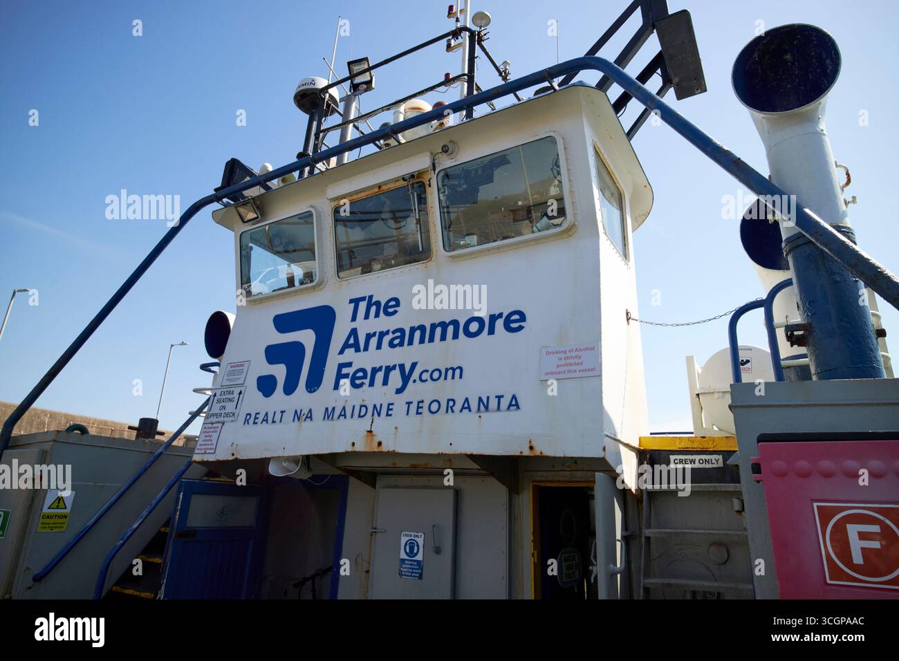 vecchio burtonport blu arranmore traghetto contea donegal repubblica d'irlanda Foto Stock