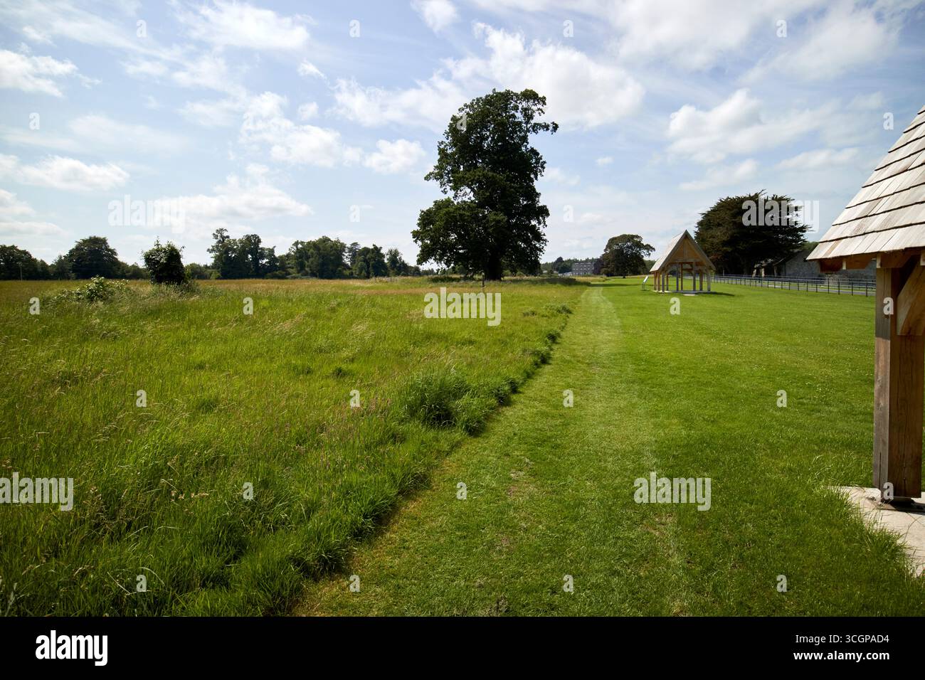 villaggio di oldbridge e sito dell'esercito giacobino nella battaglia della storia di boyne sito di battaglia della contea di oldbridge meath ripuplic d'irlanda Foto Stock