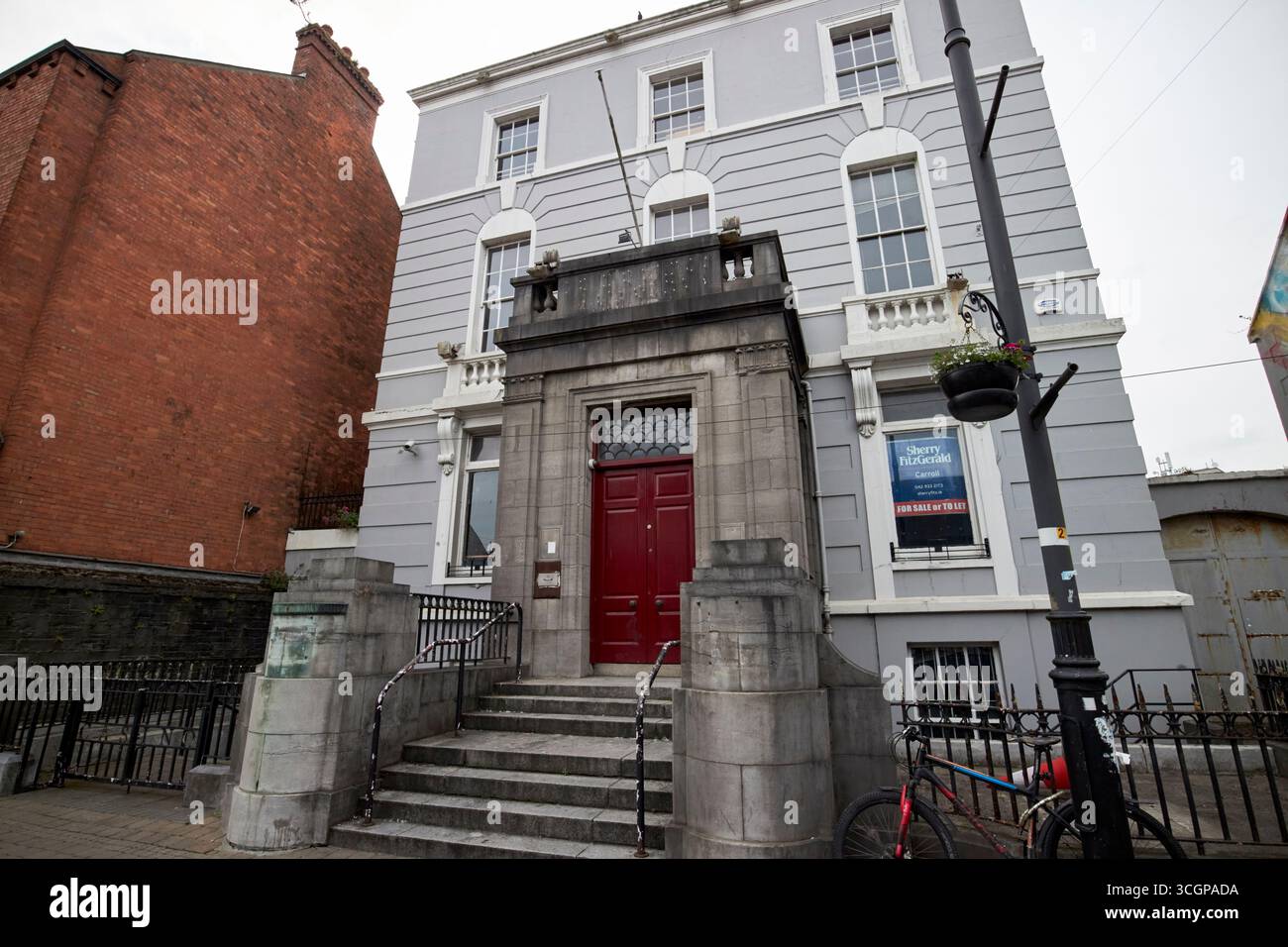 ex bank of ireland building park street dundalk county louth repubblica d'irlanda Foto Stock