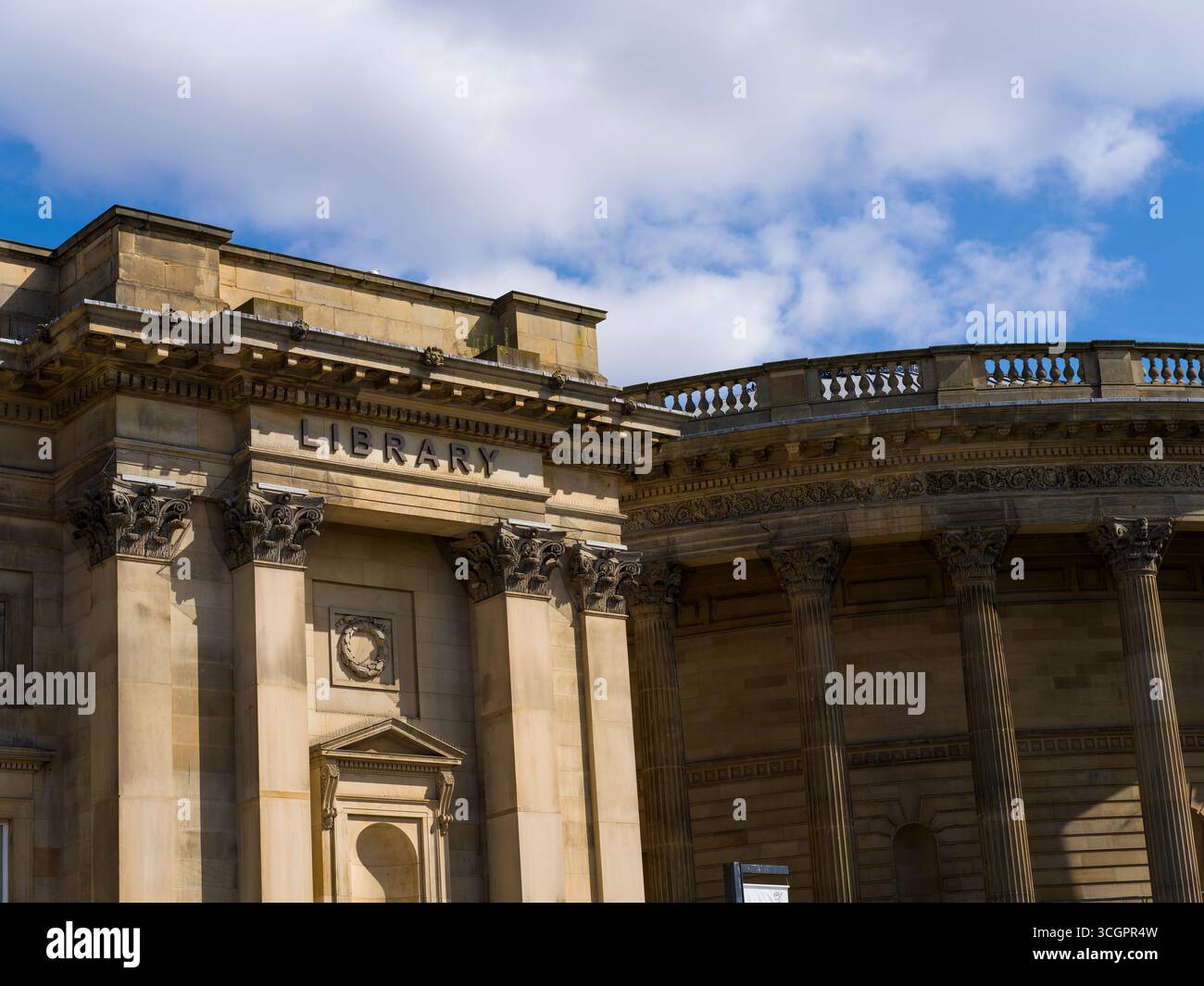 Liverpool Merseyside Liverpool Library Foto Stock