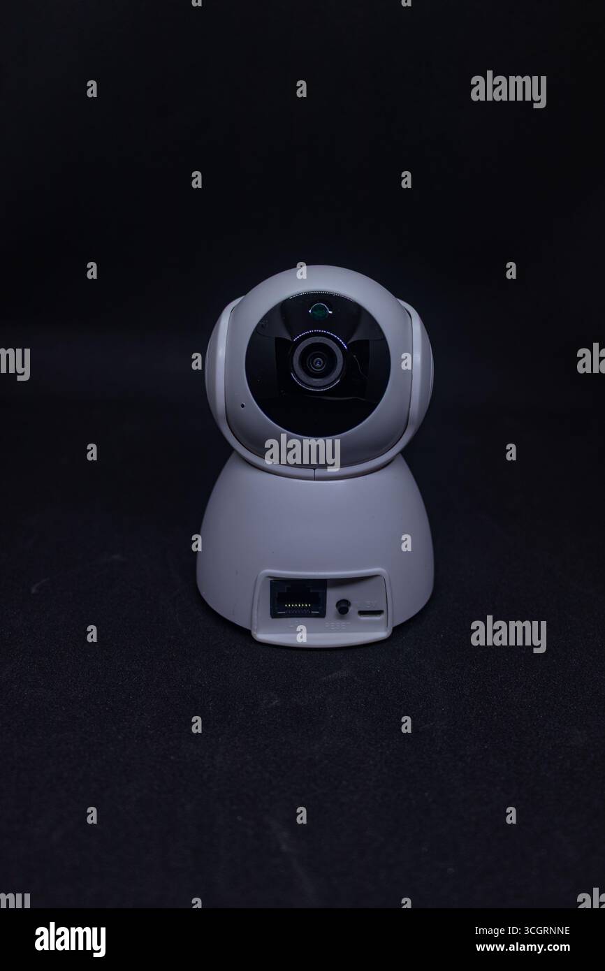 Telecamera CCTV per la casa intelligente con controllo dell'app mobile Foto Stock