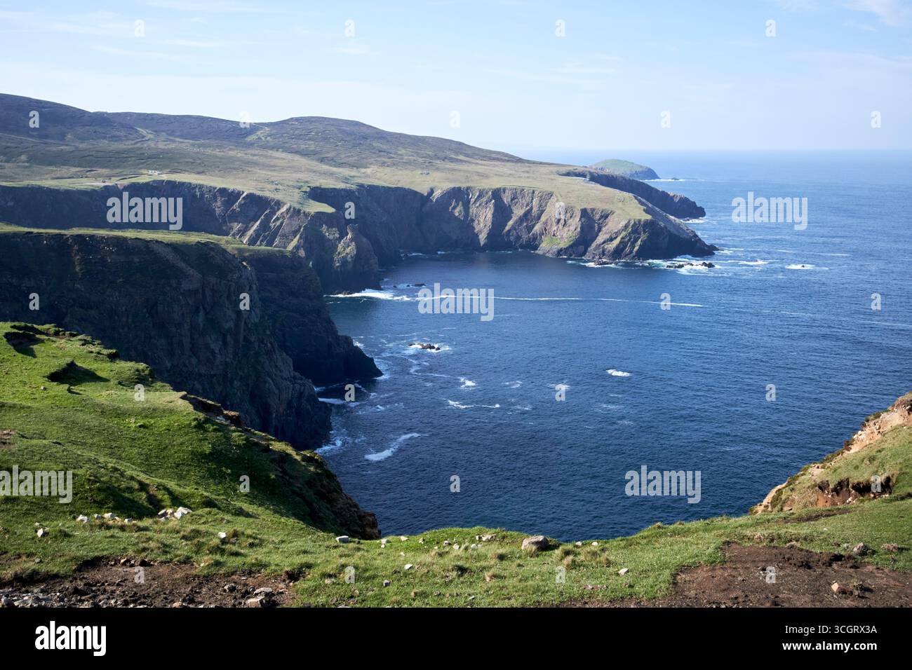 arranmore scogliere arranmore isola contea donegal repubblica d'irlanda Foto Stock