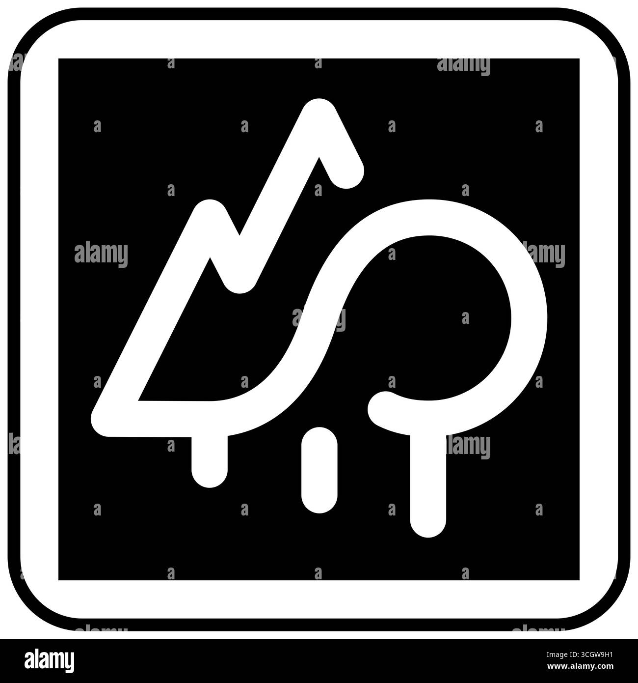 L'icona della Scozia per la silvicoltura e la terra Foto Stock