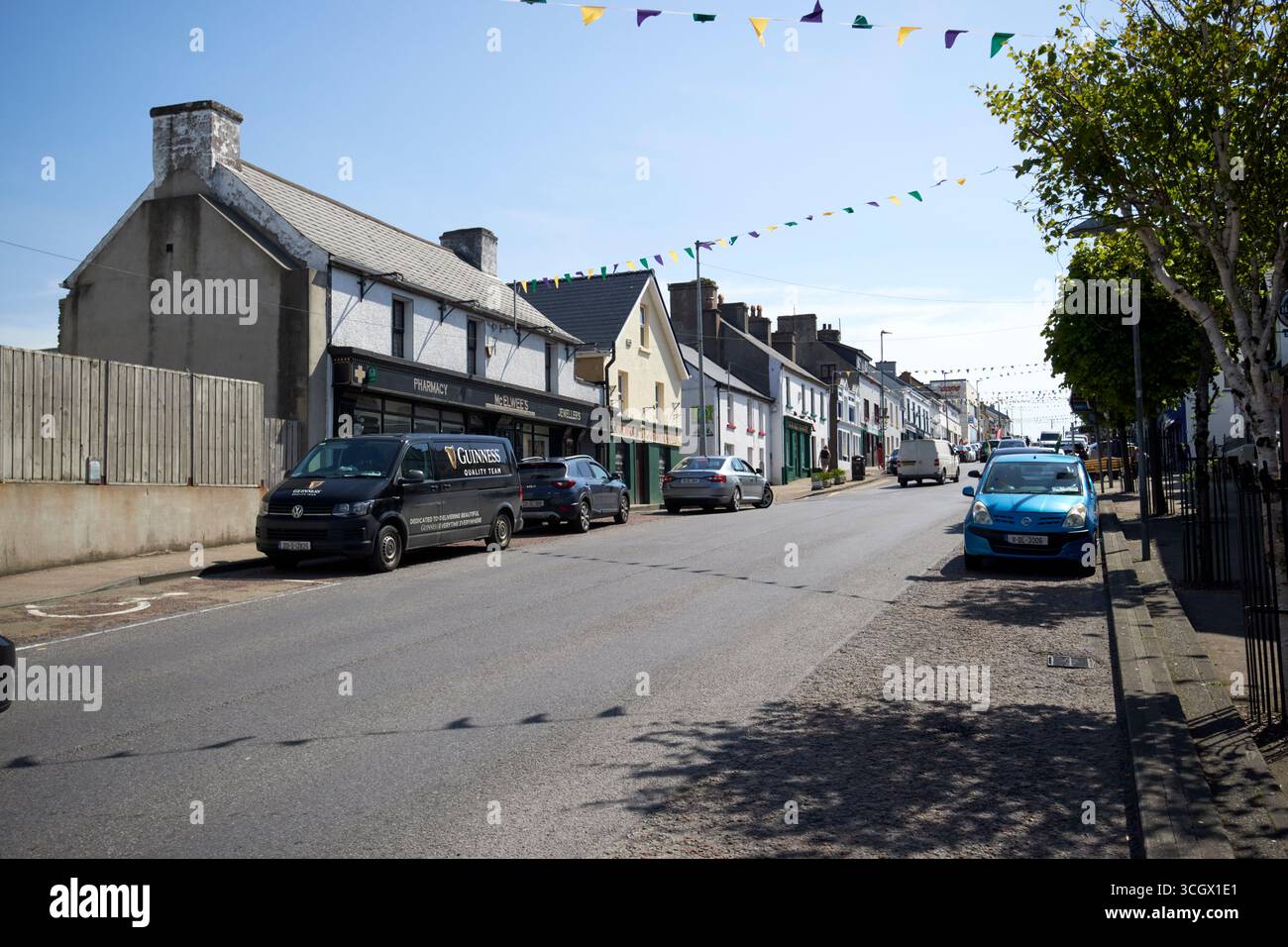 strada principale dungloe county donegal repubblica d'irlanda Foto Stock