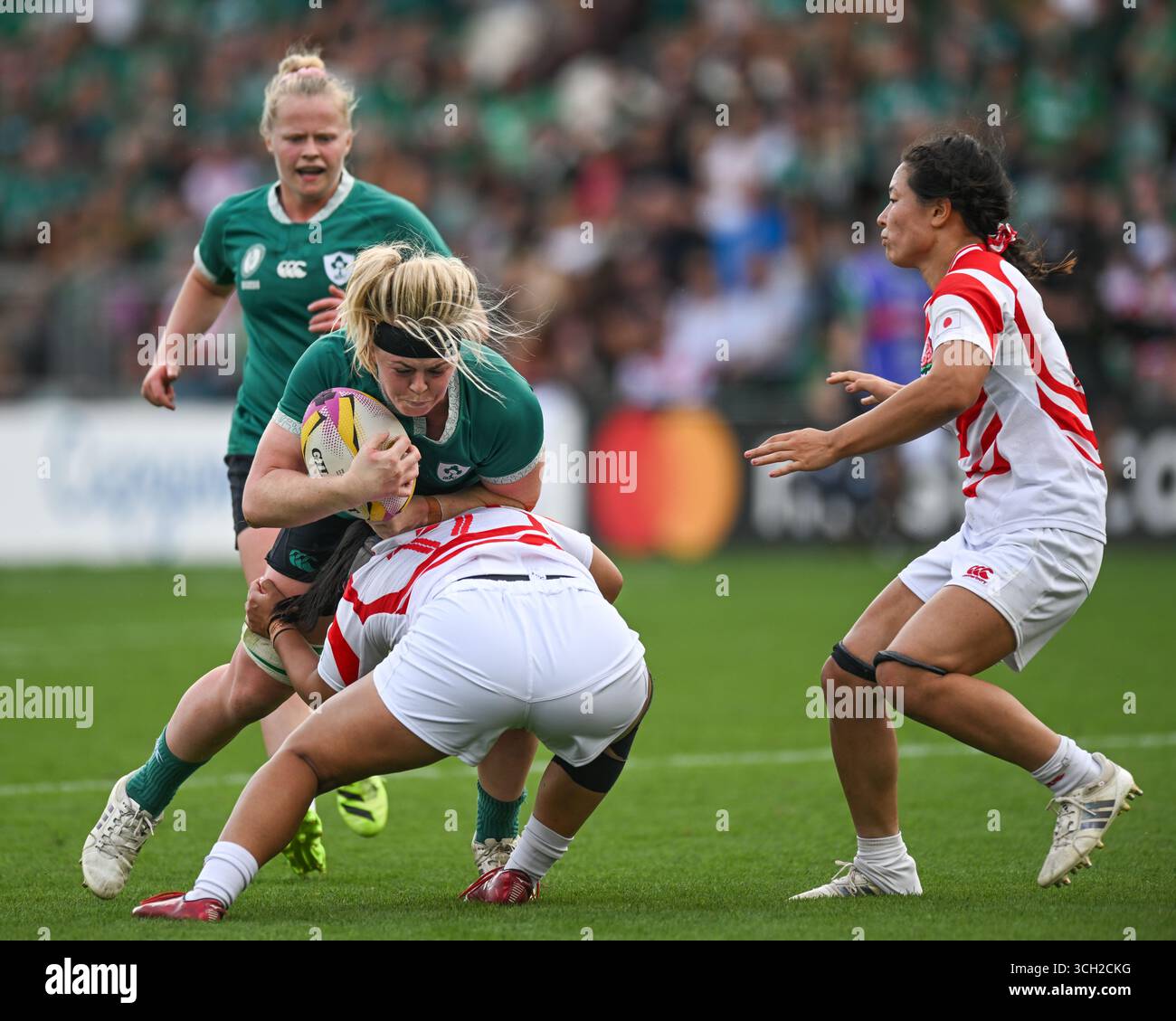 Irlanda donne contro Giappone Coppa del mondo di rugby femminile - primo turno domenica 24 agosto 2025 Franklin's Gardens, Northampton, Inghilterra Foto Stock