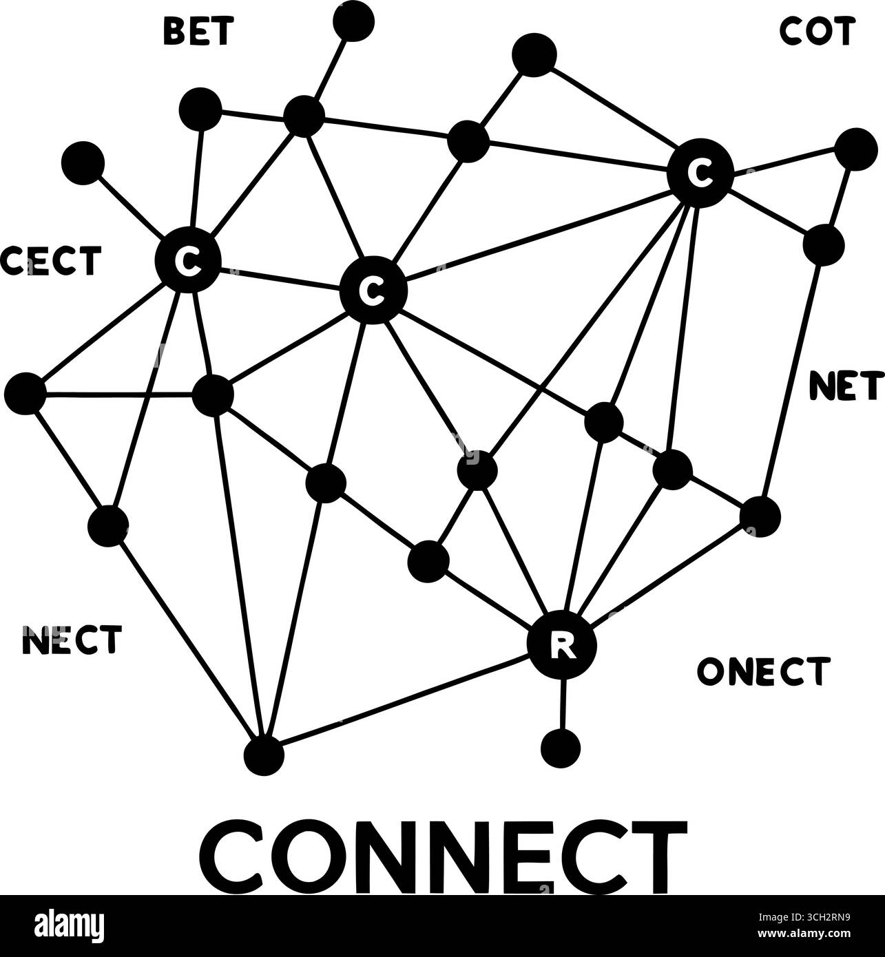 Raccolta di icone della tecnologia dell'istruzione e dell'intelligenza artificiale per piattaforme di apprendimento digitale Illustrazione Vettoriale