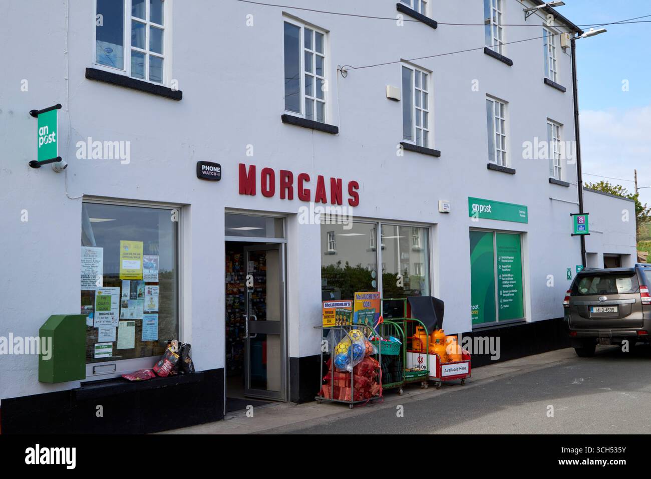 negozio di morgans e ufficio postale portnoo narin county donegal repubblica d'irlanda Foto Stock