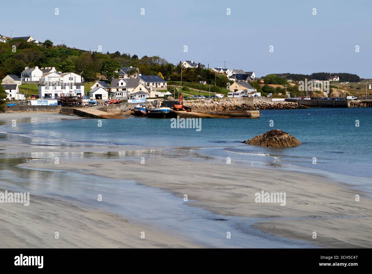 leabgarrow beach arranmore island county donegal repubblica d'irlanda Foto Stock