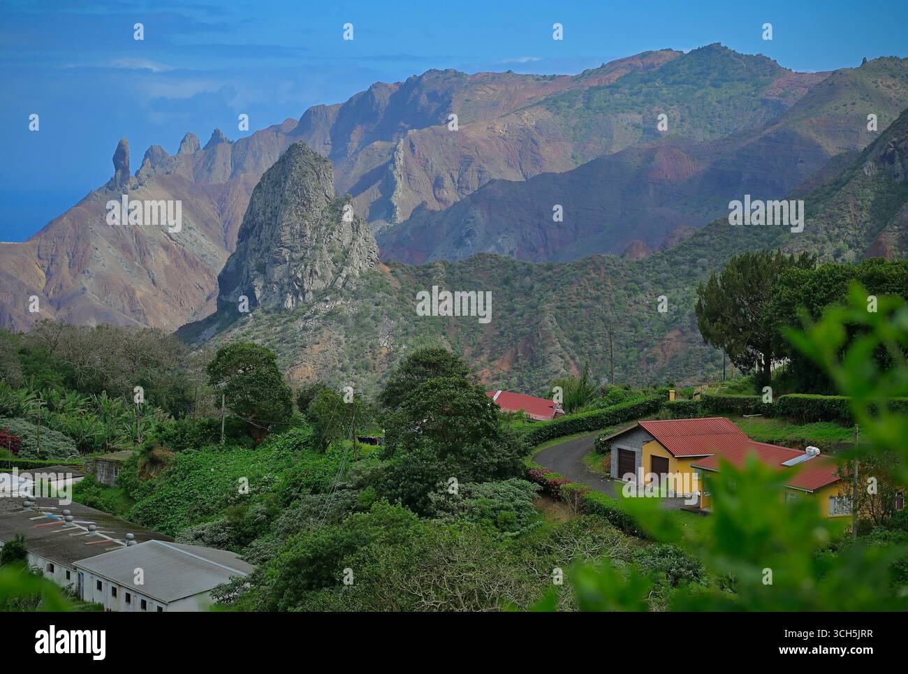 Isola di Sant'Elena, oceano Atlantico meridionale. Foto Stock