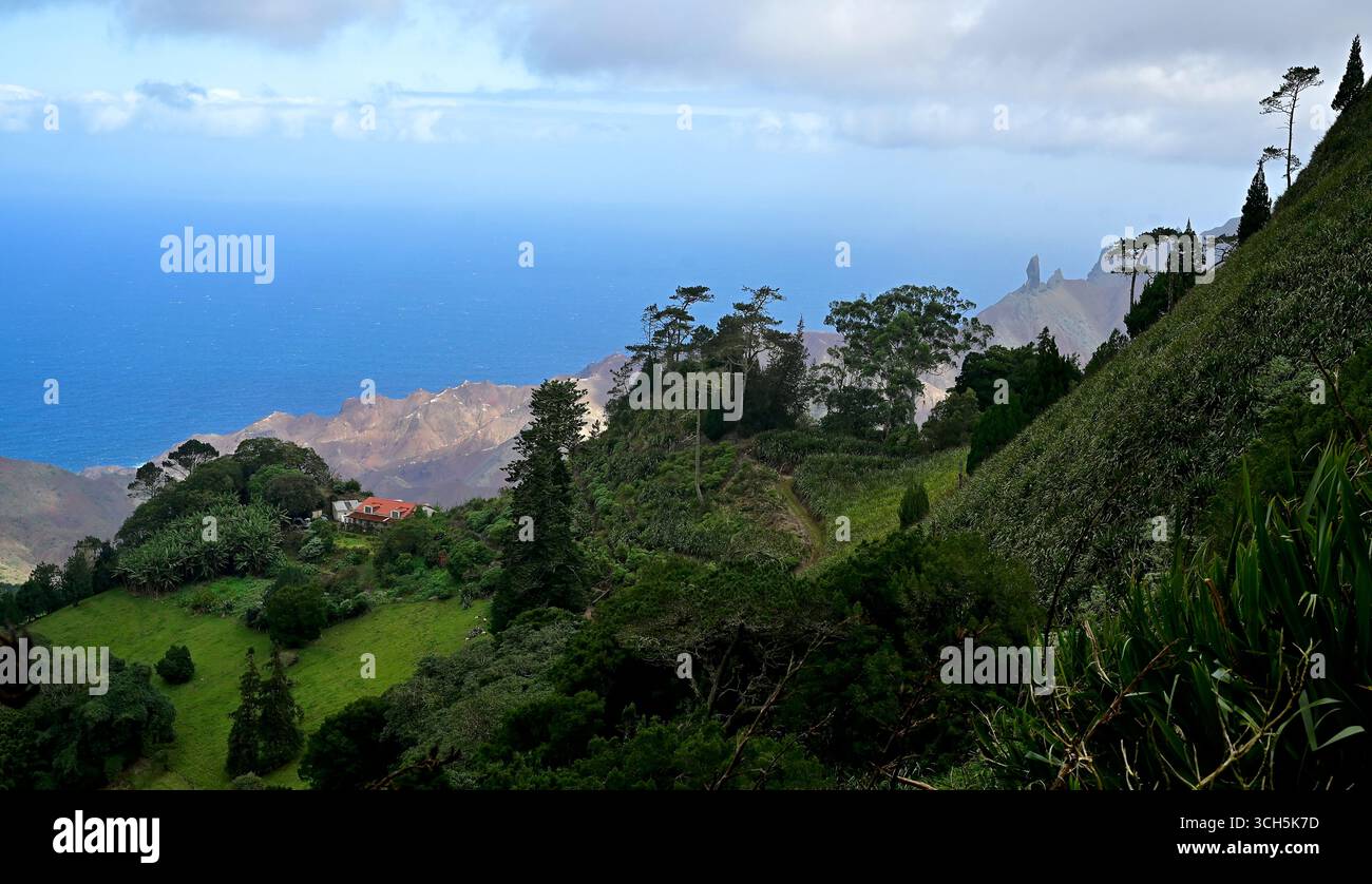 Isola di Sant'Elena, oceano Atlantico meridionale. Foto Stock