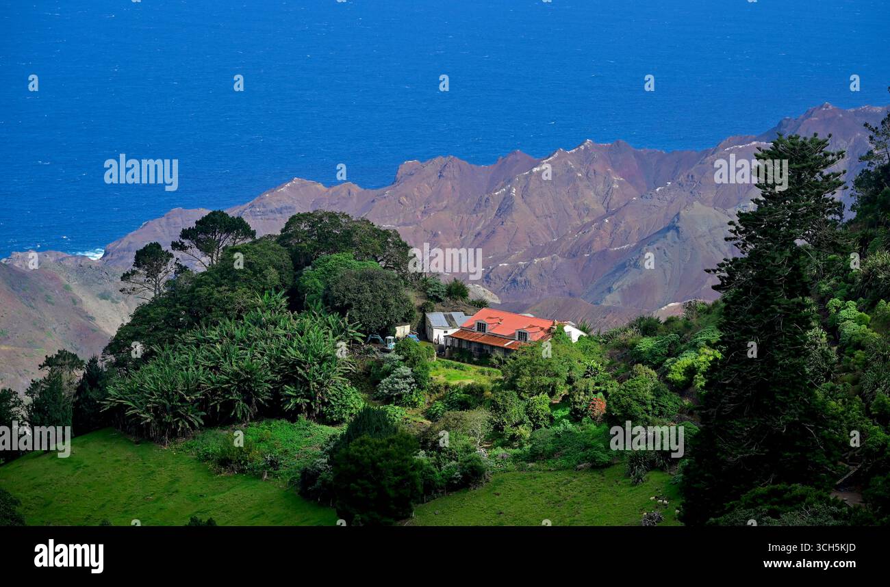 Isola di Sant'Elena, oceano Atlantico meridionale. Foto Stock